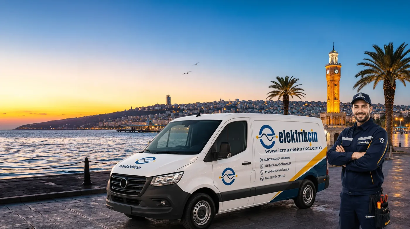 İzmir’de Elektrikçin markasını anlatan görsel